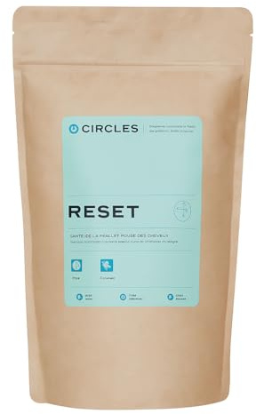 Circles RESET Infusion Beauté Peau & Cheveux 100g | Prêle Ortie Calendula Pensée Sauvage | Anti-Âge | 100% Naturel Vegan | Fabriqué en France
