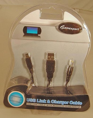 Gamexpert USB Link & Charge Cable (PSP) [Importación Inglesa]