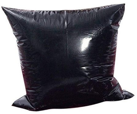 Lack Kopfkissen Bezug 80 x 80 cm - Farbe schwarz