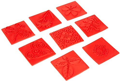 Life Of The Party Seife Prägung Stempel Sortiment 8/pkg-Square, andere, Mehrfarbig