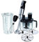 MPM MBL-11 Set Batidora de Mano Picadora y Varillas, Vaso Picador 1750ml, 3 Discos de Corte, Acero Inoxidable, sin BPA, Función Turbo, 800W