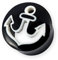 Fly Style Flesh Tunnel aus Horn oder Holz- Ohr Plug - Piercing Schmuck - Anker Tunnel Double Flared, Grösse:8 mm