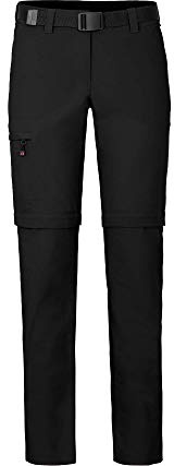 Bergson Bennett Zipp-Off | Damen Wanderhose, vielseitig, pflegeleicht, Black [900], 19 - Damen