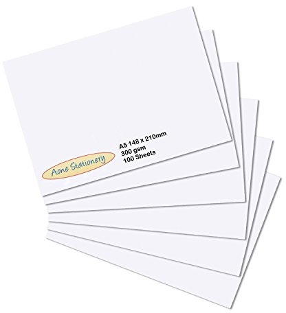 ARK Druckerpapier, A5-300 g/m², A5, dick – Weiß