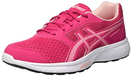 Asics - Stormer 2 GS - Chaussures de Running Compétition - Mixte Enfant - Rose (Bright Rose/Frosted Rose 700) - 37 EU