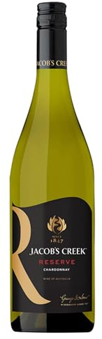 Jacobs Creek Reserve Chardonnay White Wine, 75 cl (alcohol percentage may vary)