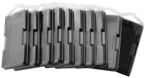 SJZBIN 10 Stück Laptop DDR Memory RAM Module Shell Kunststoffbox Verpackungsbehälter Plastikbox Verpackung Container Clamshell Statisch Free Tray, 85x45mm