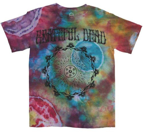 Grateful Dead T Shirt May 1977 Vintage Band Logo Official Unisex Dip Dye Red M