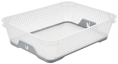 keeeper Stapelkorb, Rutschfest, DIN A5, 26,5 x 20 x 7 cm, Jonas, Nordic Grey