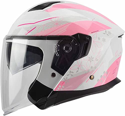 Retro-Halbhelm Jethelme Für Roller Moped Männer Und Frauen Street Cruiser DOT/ECE-Zertifizierter Helm, Motorrad-Sturzhelme Mit Offenem Gesicht, Vintage-Motorradhelm 17,L
