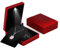 iSuperb LED beleuchtete Pendelbox Rotwein Halskette Box Armband Aufbewahrungshalter Ringbox mit Lichtern Schmuck Geschenkboxen für Frauen (Pendelbox) (Rot)
