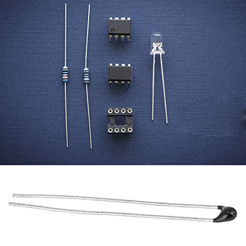 Widerstand, 10 Stück 5k-100k Ohm MF52 NTC Thermistor Wasserdichter Temperatursensor mit Hoher Genauigkeit Digitaler Temperatursensor mit 30 Mm Kabel, Thermistoren (10K-B3470-L30) | Hohe Genauigkeit, Temperaturkompensation, widerstandsfähig, Industrieanlagen, Laborgeräte, Messungen