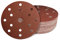 AWAPRO Schleifscheiben mit Klett - Ø 150mm, Körnung P40/P60/P80/P120/P180/P240 je 10 Stück, 15 Loch rot - 60-tlg. Set - Schleifpapier rund für Exzenterschleifer, Holz, Metall uvm. schleifen