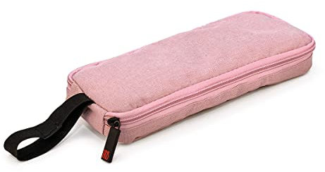 PracticDomus Porta Bocadillos Reutilizable Iris Barcelona Modelo Zipper&Roll. Color (PB Z&R Rosa)