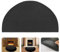YOYIAG Fireplace Hearth Rug - Black Fireproof Mat, Anti-Slip, Indoor/Outdoor (102x50cm)