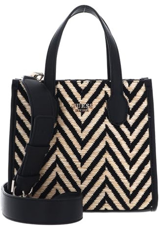 Guess Silvana Two Compartment Mini Tote Black
