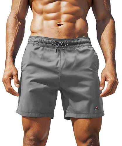 Höhenhorn Wellenmaster Herren Badehose Grau Gr. L