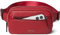 LATMAP Bauchtasche Damen,Crossbody Bag Damen PU Leder Bauchtasche Damen klein Wasserdicht Gürteltasche Damen diebstahlsicher Hüfttasche Damen für Outdoorsport,Reisen,Radfahren,Rot