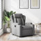 Chaduof Relaxsessel Dunkelgrau Stoff, Relaxsessel, Fernsehsessel, Kinosessel, Gaming Couch - 372404