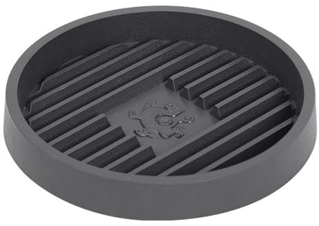 Tropfschale – WC-Saugglocke, Tropfenfänger, hygienische Lösung, WC-Saugglocke, Geschirrablage, platzsparendes Spülbecken-Werkzeug für WC, Waschbecken, Badezimmer, schwarz, 20,1 cm