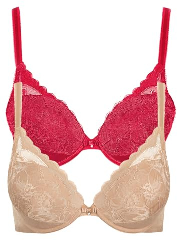 Lisca 2er Pack Push up BH Evelyn 020230