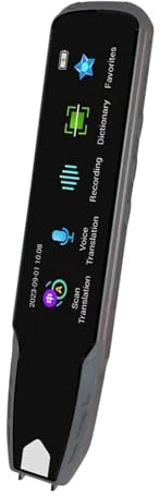 Scan-Reader-Stift, Hochpräziser Aufzeichnungs-Übersetzerstift mit 3,69 Zoll LCD-Touchscreen, 112 Sprachübersetzergerät für Sprachenlernen, Tägliche Aktivitäten