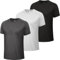 BOOJO 3er Pack Sport Tshirts Herren Schnelltrocknend Shirt Kurzarm Sportshirt Gym Funktionsshirt Männer für Fitness Trainings