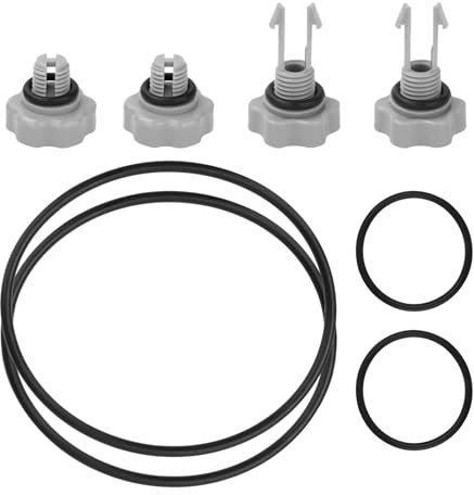 Divove 25004/2500 Kit de joints de rechange pour pompe à filtre de piscine Intex (comprend 5 types de pièces), pièces de rechange et accessoires