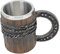 Cabilock 1 Pc Taza De Agua Tazas Vintage Café Taza Personalizada Taza De Papá Taza del Abuelo Taza De Cuerno Tapa Té Pinta Tu Propia Taza Coffee Acero Inoxidable Grado Alimenticio 304