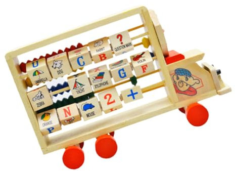 NAMOARLY Holz Abakus Mathematische Lernhilfe Für Frühe Bildung Kognitives Zum Zählen Lernspiel Für Ab Jahren Bunt Und Ansprechend