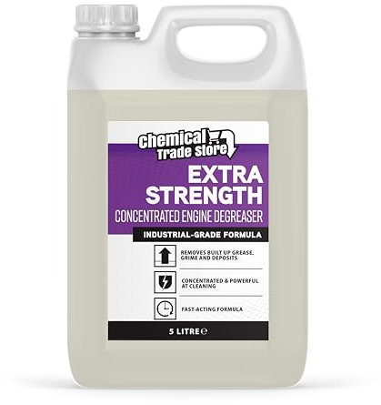 Chemical Trade Store - Concentrated Engine Degreaser & Parts Washer Fluid 5L - Heavy-Duty Solvent for Grease, Oil & Grime - Powerful Cleaner for Engines, Machinery & Workshop Tools