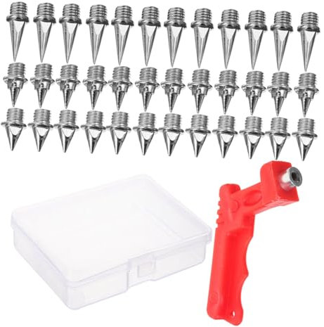 Hemobllo Clavos para Zapatillas De Atletismo De Reemplazo Clavos Metálicos Adecuado para Zapatillas De Atletismo y Uso Pista De