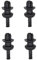 4 Stück Kofferraum-, Hutablagen-Aufhänger-Saitenclips, Befestigungshakenhalterung, for Citroen, for C2, for C3, for C4, for Cactus, for DS3, for Saxo, for Xsara, for Picasso, 699218