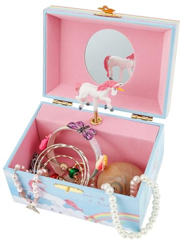 bBAODBF Mädchen Juwelhüter kreative Schmuckschachtel Tanztanz Music Box Geschenk(A)