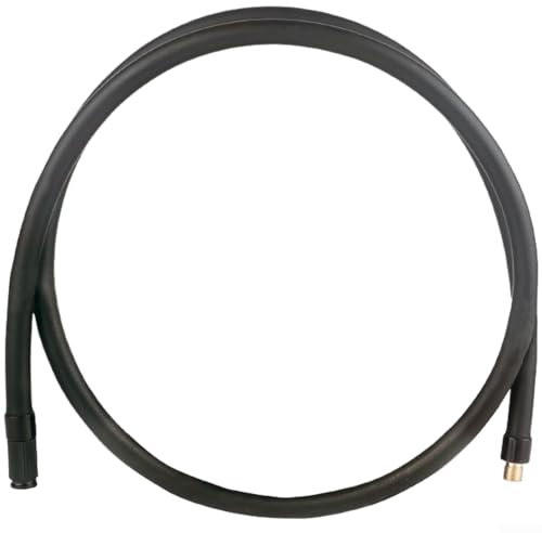 Pumixiy 8V1 Gewindepumpen-Schlauchverlängerung für AV-Ventil, Kupferanschluss, Reifenfüller mit EPDM-Gummi für langlebige Fahrradpumpenleistung (100 cm)
