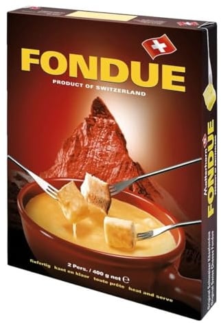 Materhornn Ready-to-Eat Swiss Fondue | Authentic Cheese Fondue Preparation | Quick & Easy Melted Cheese Mix - 400g