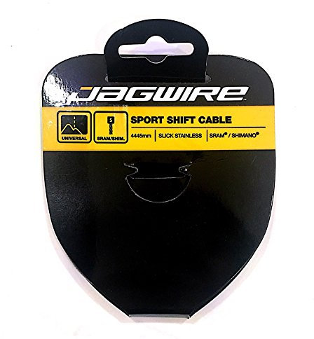Jagwire Shift/Gear Cable - Sport Slick Stainless Extra Long - 1.1X4445mm - SRAM/Shimano, Silver