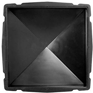 @tec Betonform Schalungsform Gießform Polypropylen (Kunststoff) - Pfeilerabdeckung/Mauerabdeckung - Pyramide/spitz zulaufend 30 x 30 x 7,5cm