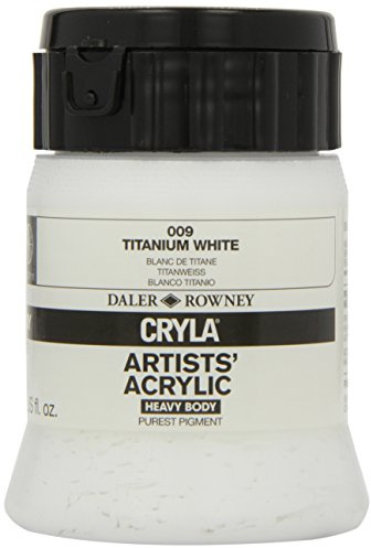 Daler-Rowney Cryla Acrylic 250 ml Titanium White, Professional Artists