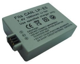 replacement battery for Canon LP-E5 EOS 450D