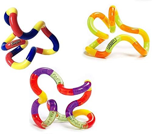 Tangle Jr. Original Fidget Toy, Set of 3 by Tangle Jr.