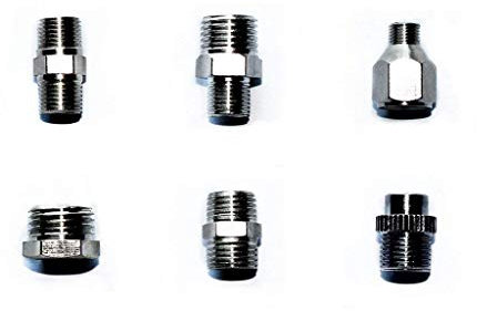 ABESTAIR 6 pcs Airbrush Hose Adaptor Set