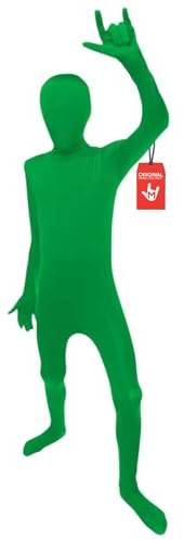 Morphsuits Green Bodysuit Costume for Kids, Green Screen Suit for Kids, Body Suit for Child, Fun Halloween Dress-Up, Small