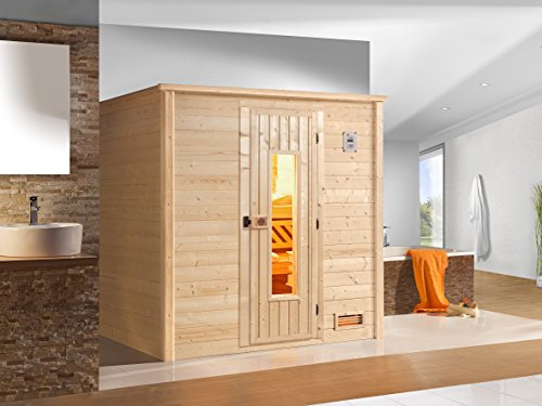 Weka Massivholzsauna 530 HT Gr. 2 inkl. 7,5 kW Bio-Ofen