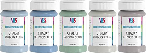 VBS Chalky Outdoor Color Basic, 5er-Set