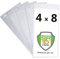 Ausweishüllen aus Kunststoff für Sportveranstaltungen und Konzerttickets, 10 x 20 cm, extra groß, 10 x 20 cm, 10 Stück