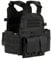 Lixada Outdoor Modulare Molle Weste für Jagd Brust Carrier Weste mit Trinkblase, Schwarz, One size