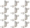 sourcing map 30Stk. Regalstütze 6mm L-Form Stütze Schrank Regal Halterung Keil mit Loch
