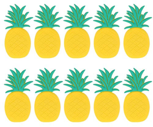 BESPORTBLE Obst Kühlschrank Magnete Ananas Weiße Tafel Aufkleber Obst Kühlschrank Dekor Stereo Kühlschrank Magnete für Kleinkinder Lernspielzeug Geschenk 10 Stück (Ananas)