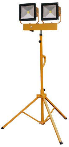 2 Projecteurs sur pied LED rechargeable 2x30 w